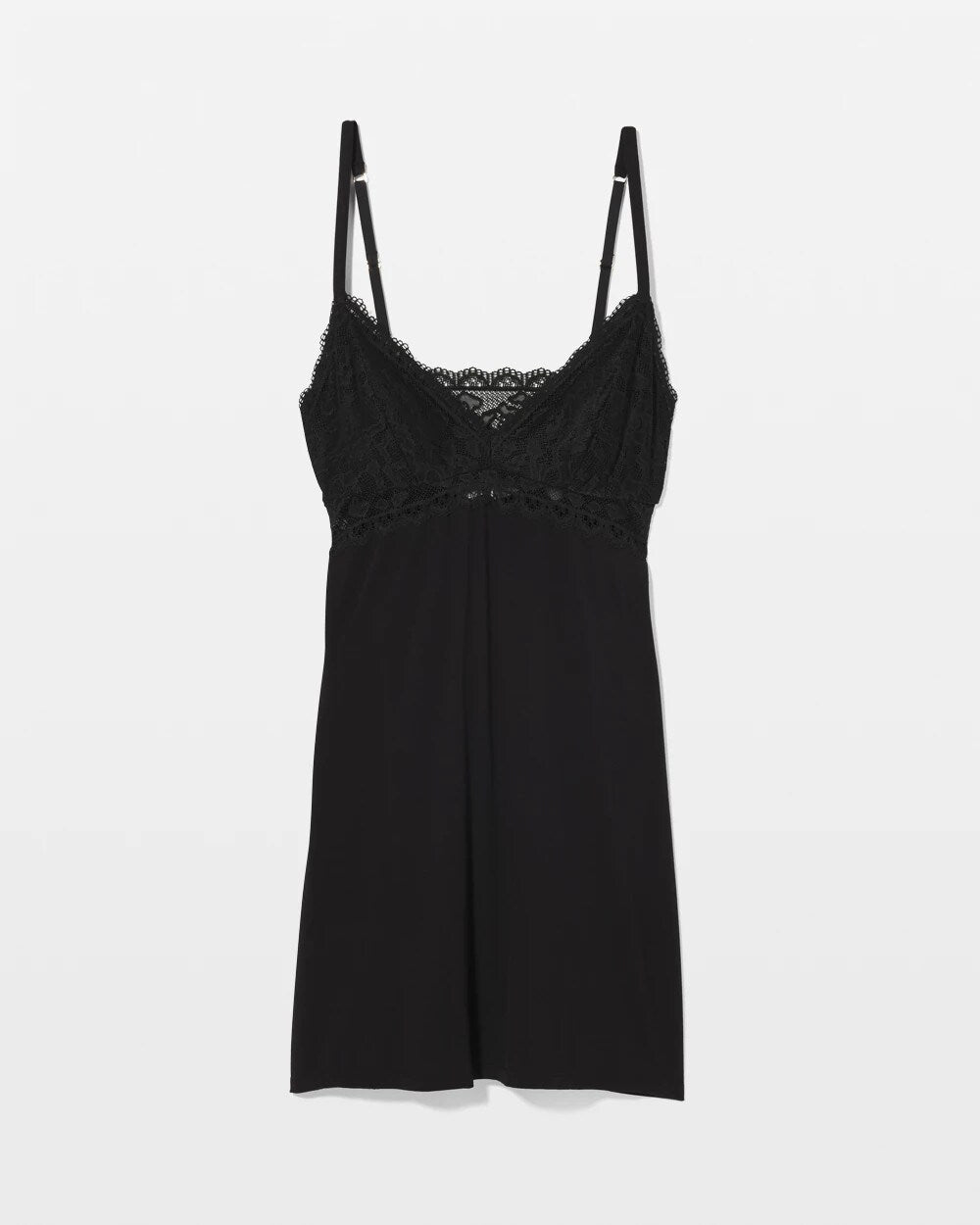 Soft Support Lace Chemise - BLACK | Soma discount