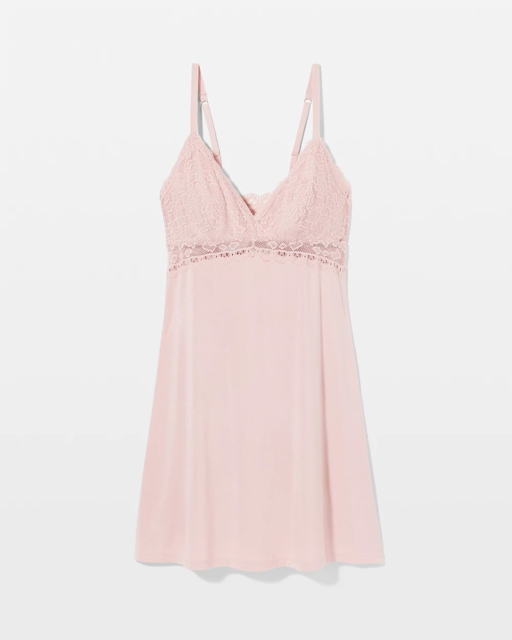 Soft Support Lace Chemise - VINTAGE PINK | Soma sale