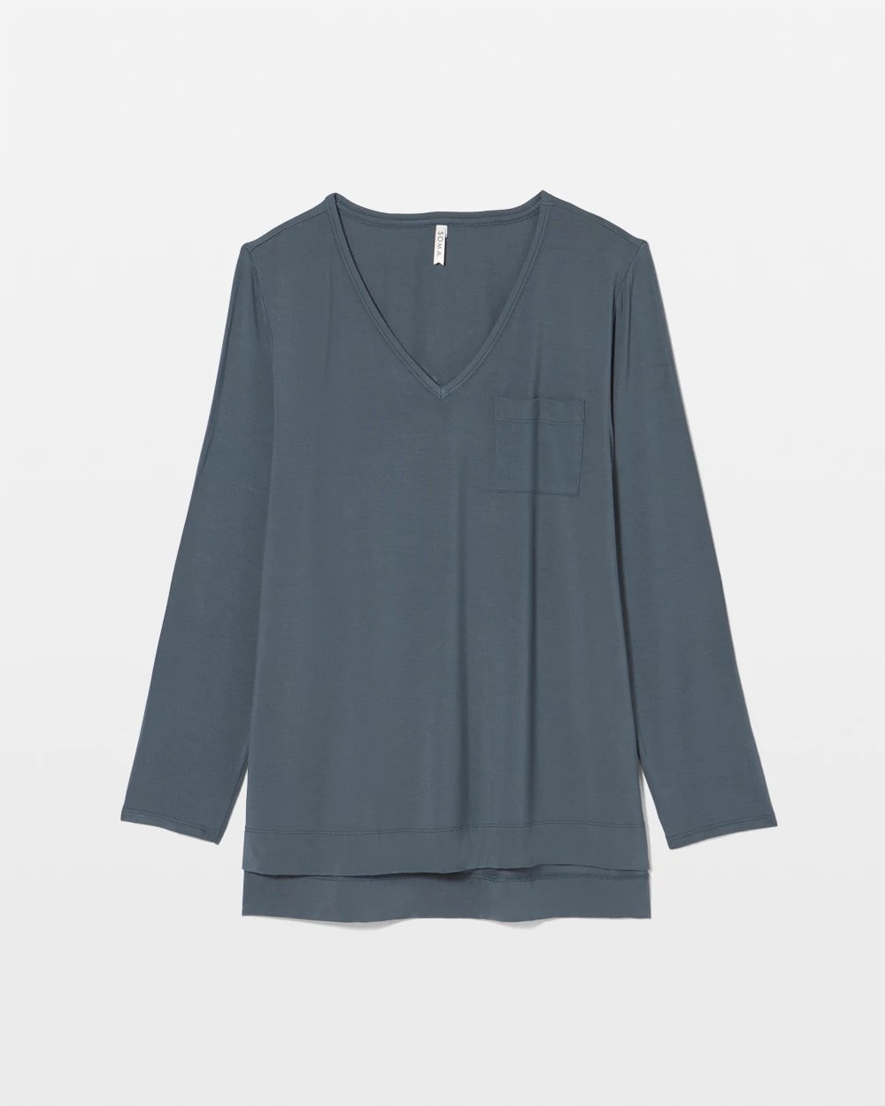 Long Sleeve Pajama Tee - PETROL | Soma outlet