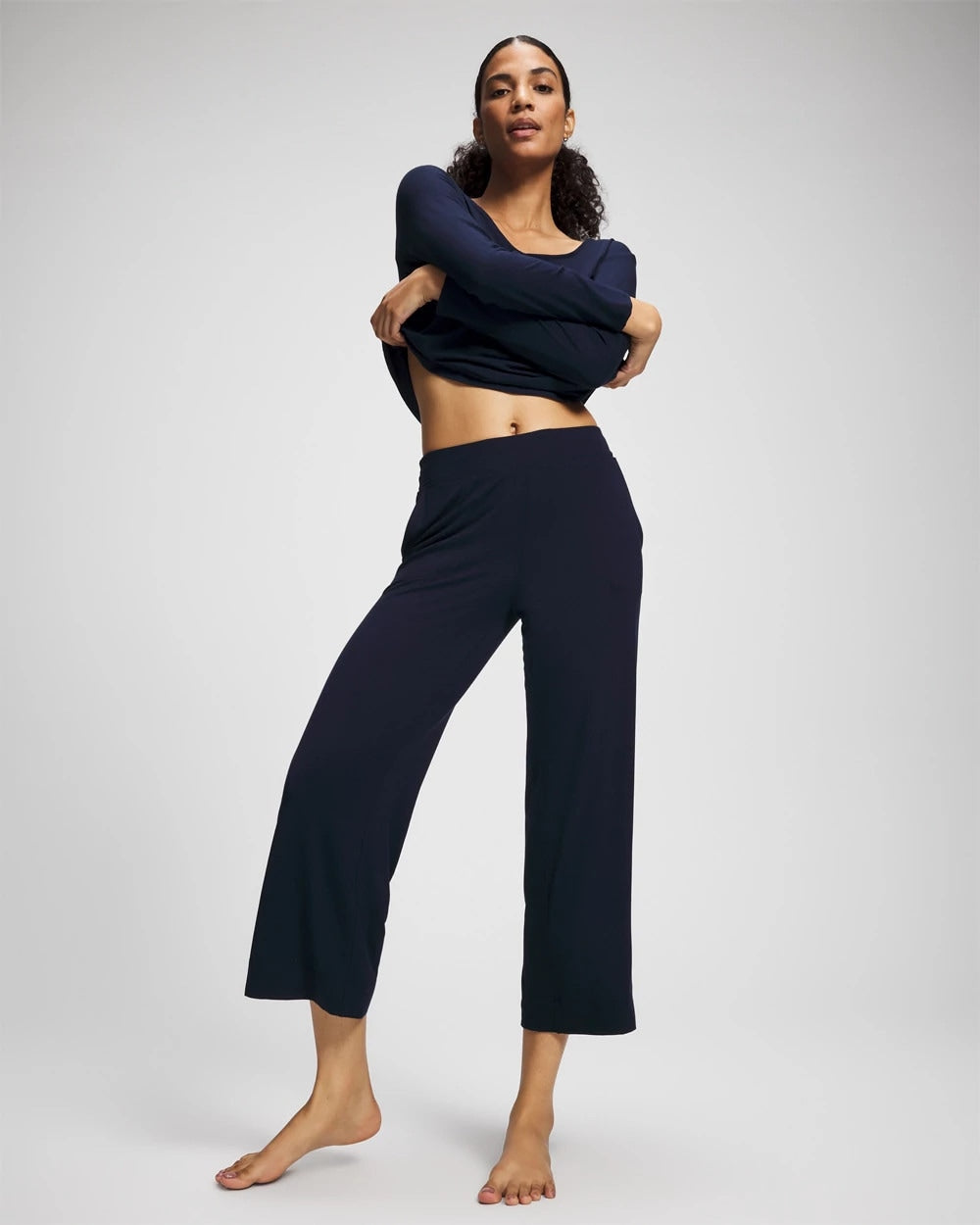 Cropped Pajama Pants - NIGHTFALL NAVY | Soma for sale
