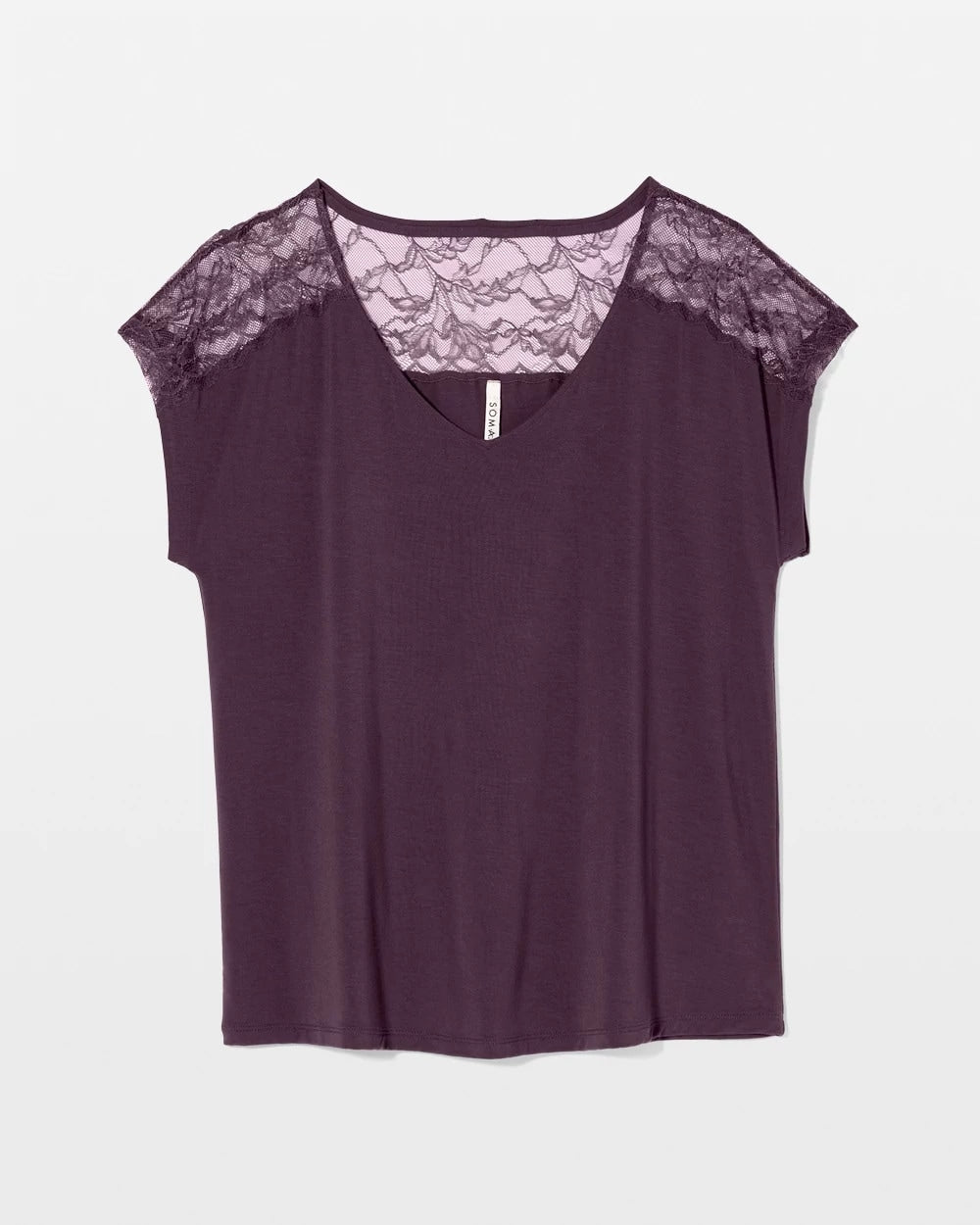 Short Sleeve Lace Pajama Tee - PLUM PERFECT | Soma discount