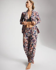 Ankle Pajama Pants - PETAL MOSAIC PETROL | Soma discount