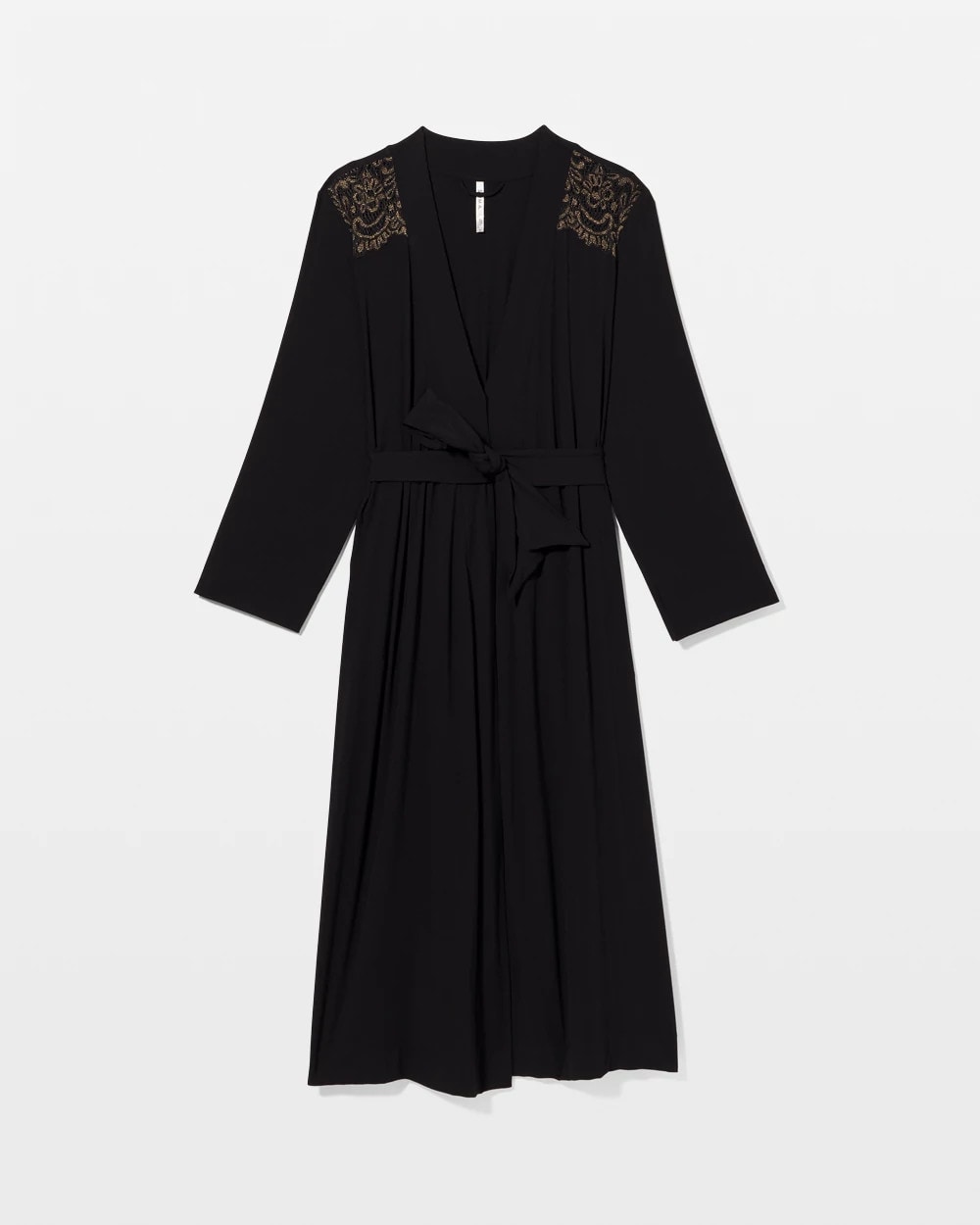 Long Robe with Lace - BLACK | Soma near me