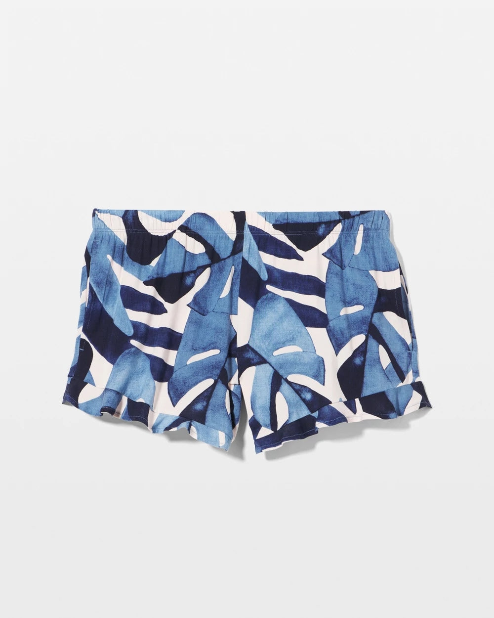 Ruffle Pajama Shorts - TROPICAL BREEZE SKY | Soma on sale