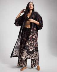Long Robe - SAVANNA DAMASK BDR | Soma Online