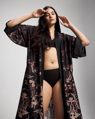 Long Robe - SAVANNA DAMASK BDR | Soma Online