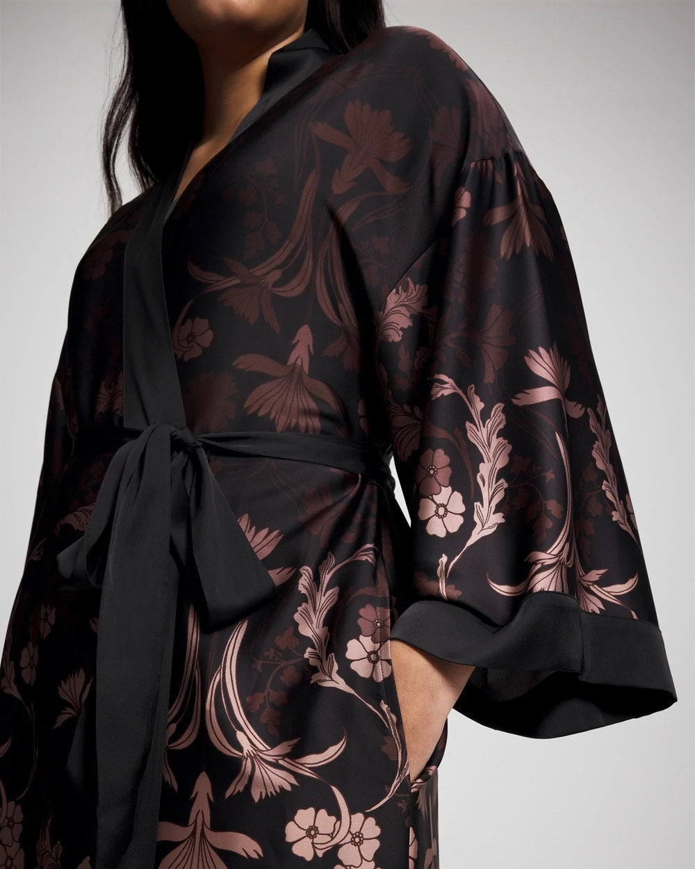 Long Robe - SAVANNA DAMASK BDR | Soma Online