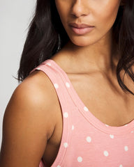 Pajama Tank - DREAMY DOT MID BLUSH PINK | Soma on sale