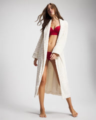 Textured Plush Long Robe - CHAMPAGNE DREAMS | Soma sale