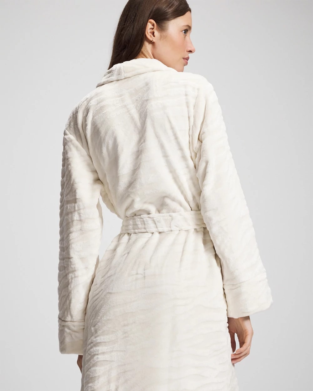 Textured Plush Long Robe - CHAMPAGNE DREAMS | Soma sale