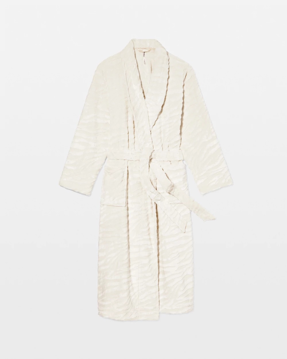 Textured Plush Long Robe - CHAMPAGNE DREAMS | Soma sale