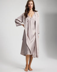 Lace Long Robe - GRAY GLASS | Soma outlet