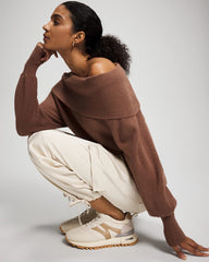 Premier Knit off the Shoulder Sweater - CARDAMOM | Soma on sale
