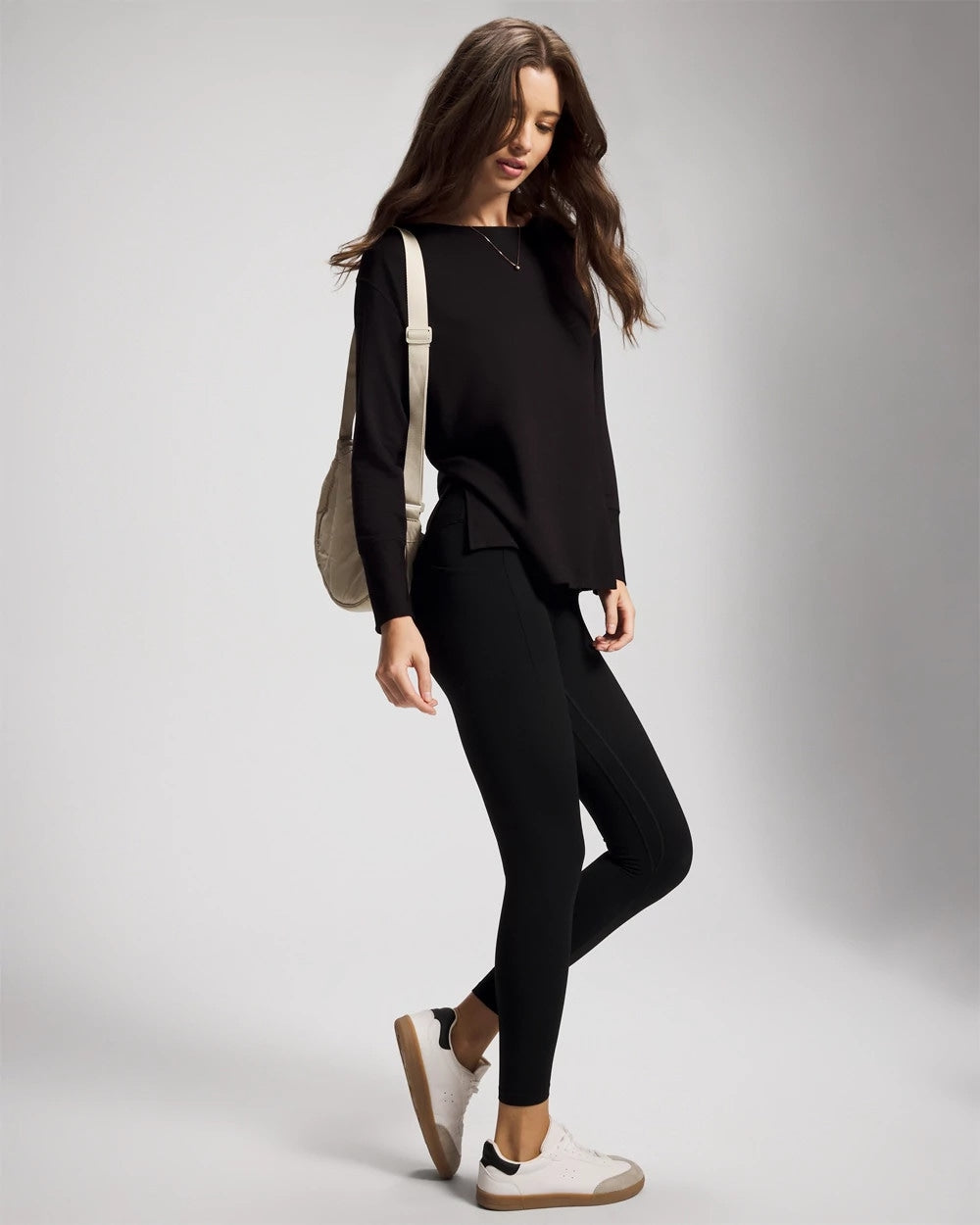 Ultra Soft Fleece Dolman Top - BLACK | Soma discount