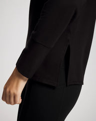 Ultra Soft Fleece Dolman Top - BLACK | Soma discount