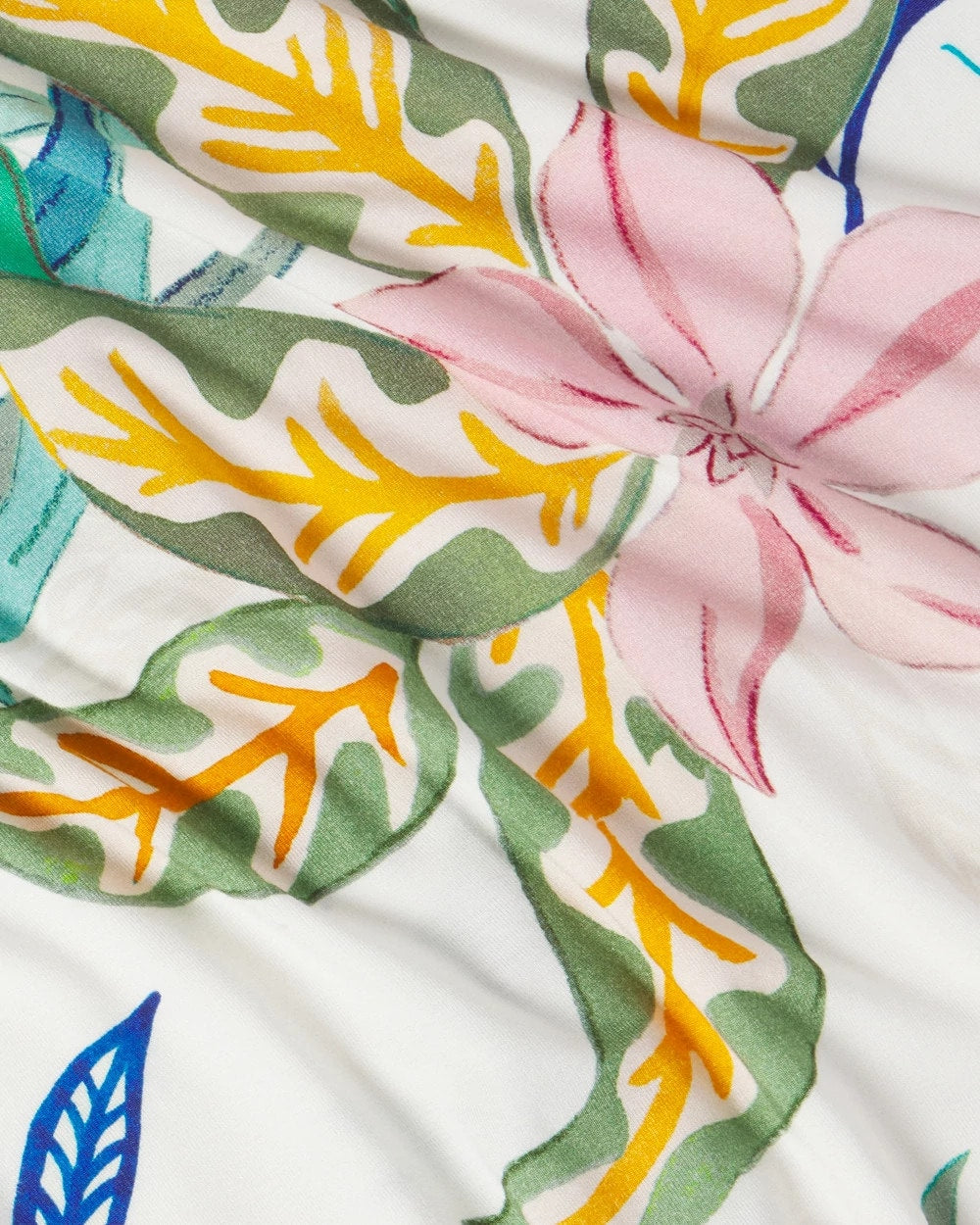 Piped Short Sleeve Notch Collar Pajama Top - LEMON SQUEEZE GRAND IVORY | Soma outlet