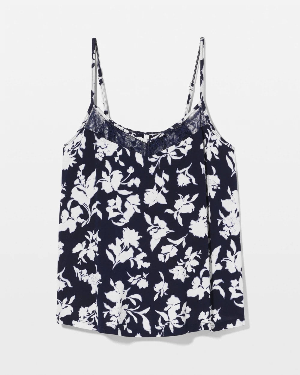 Lace Cami - SERENITY PETALS NAVY | Soma on sale