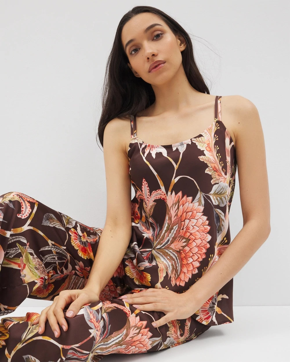 Double Strap Pajama Cami - PARROT-DISO PLUME G FR | Soma discount