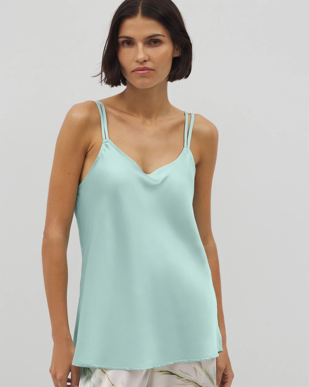 Double Strap Pajama Cami - HARBOR GREEN | Soma Online