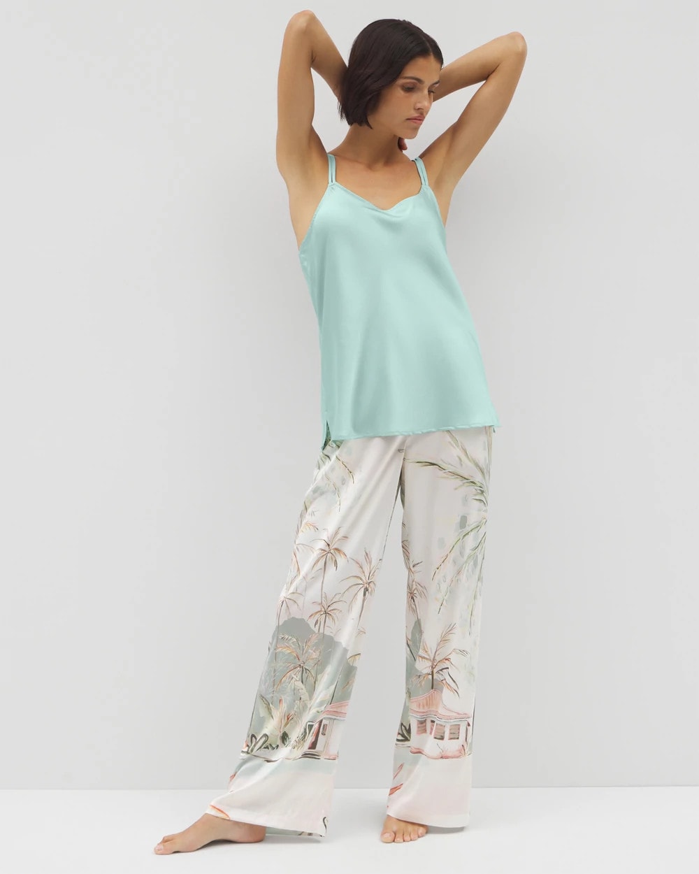 Double Strap Pajama Cami - HARBOR GREEN | Soma Online