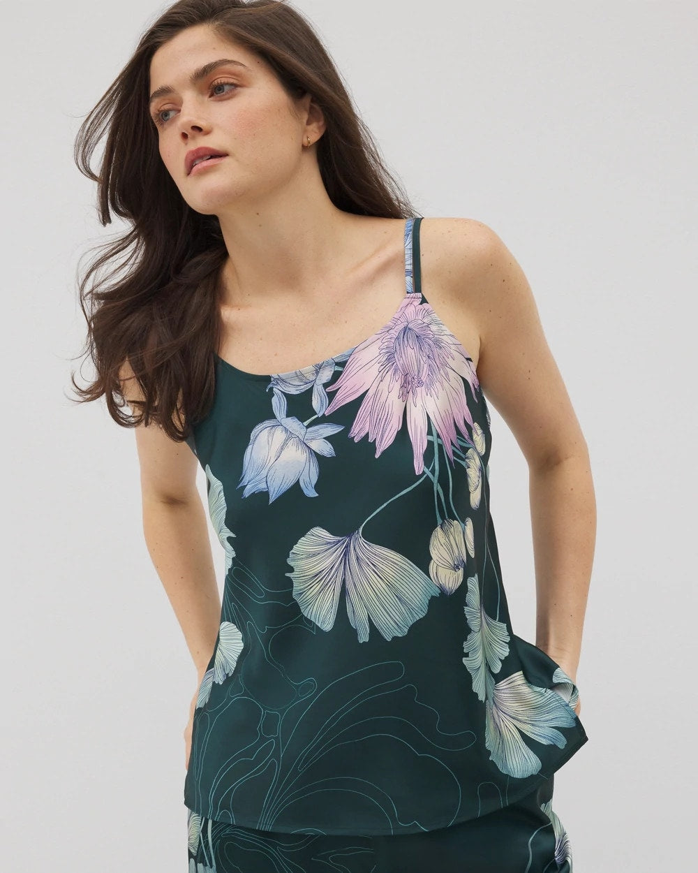 Double Strap Pajama Cami - HAVEN BOTANICAL P DRK SEA | Soma near me