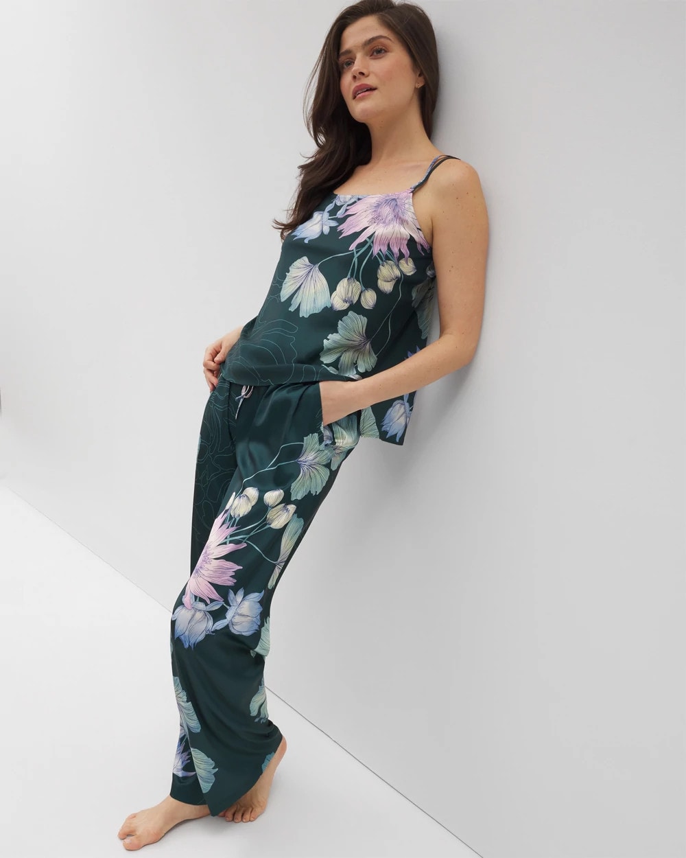 Double Strap Pajama Cami - HAVEN BOTANICAL P DRK SEA | Soma near me