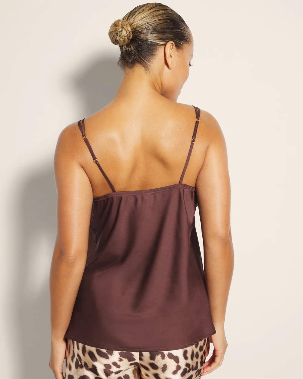 Double Strap Pajama Cami - MOCHA | Soma for sale