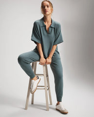 Premier Knit Sweater Collared Top - BLUE INSTINCT | Soma sale