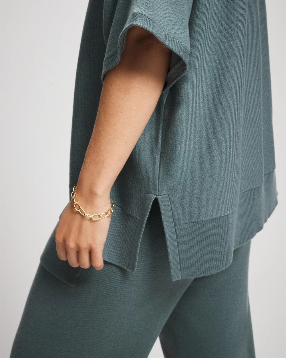 Premier Knit Sweater Collared Top - BLUE INSTINCT | Soma sale