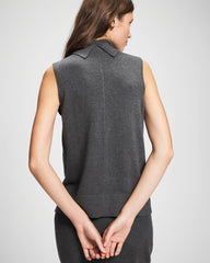 Premier Knit Sweater Turtleneck Sleeveless Top - HEATHER QUARTZ | Soma on sale