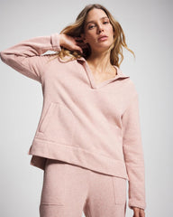 Cotton Terry Hoodie - HEATHER CLAY | Soma discount