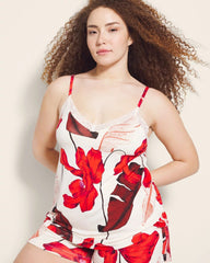 Lace Trim Pajama Cami - TROPIC LIKE ITS HOT WS | Soma on sale