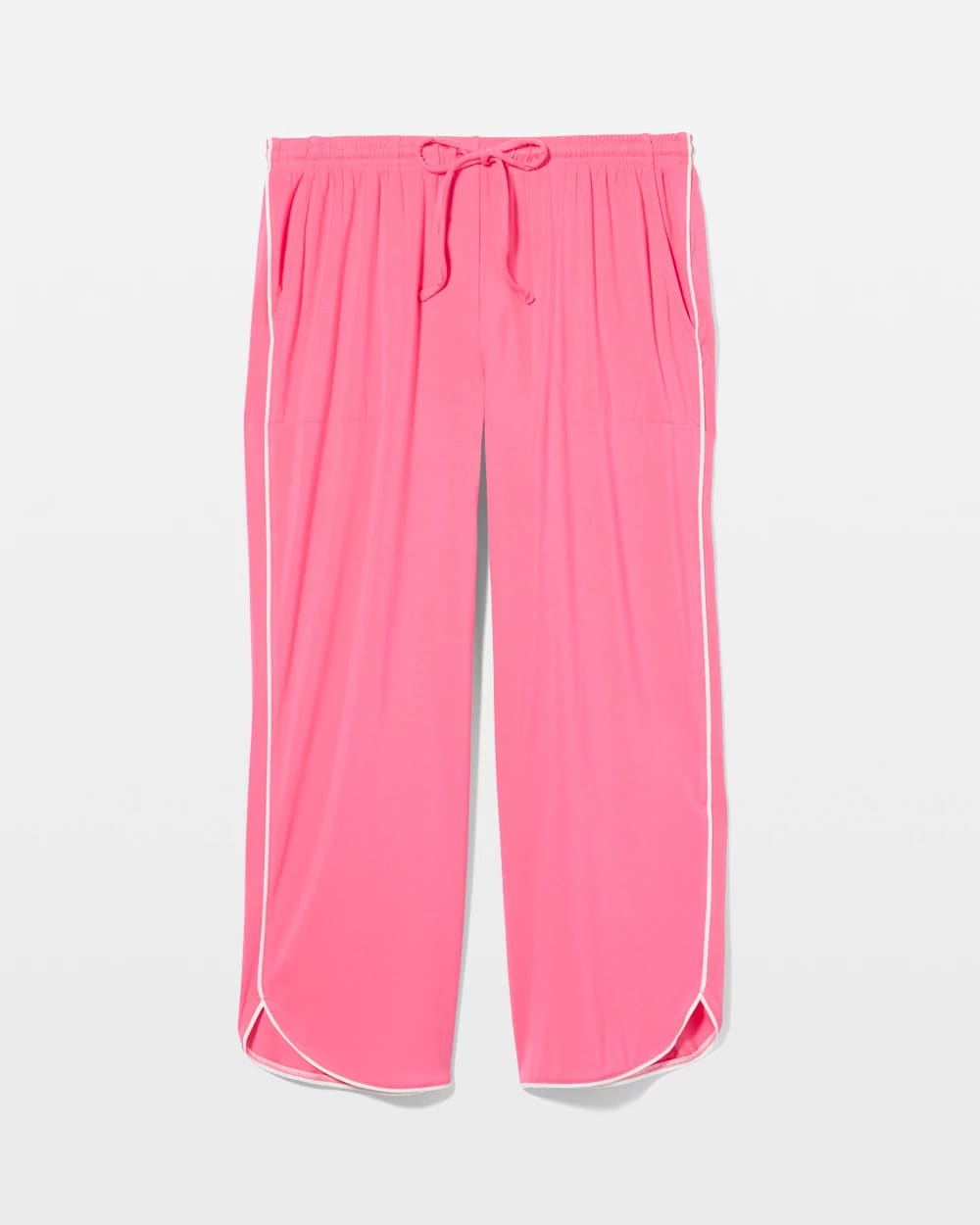 Solid Piped Crop Pajama Pant - CAMELLIA ROSE | Soma on sale