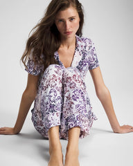 Printed Pajama Pants - LACE HARMONY LILAC | Soma on sale
