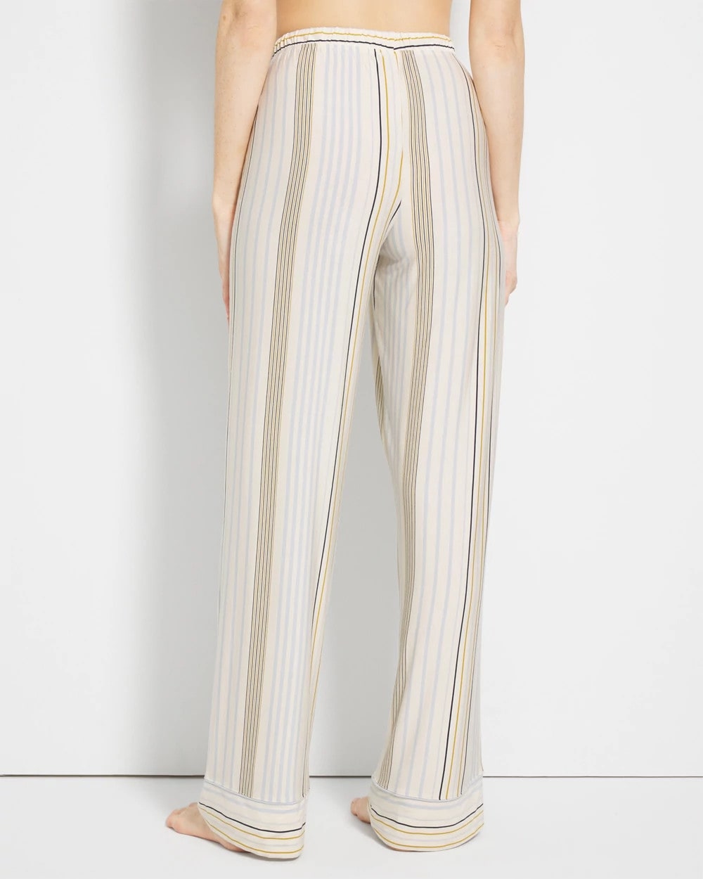 Printed Pajama Pants - SUMMIT STRIPE CHAMPAGNE | Soma Online