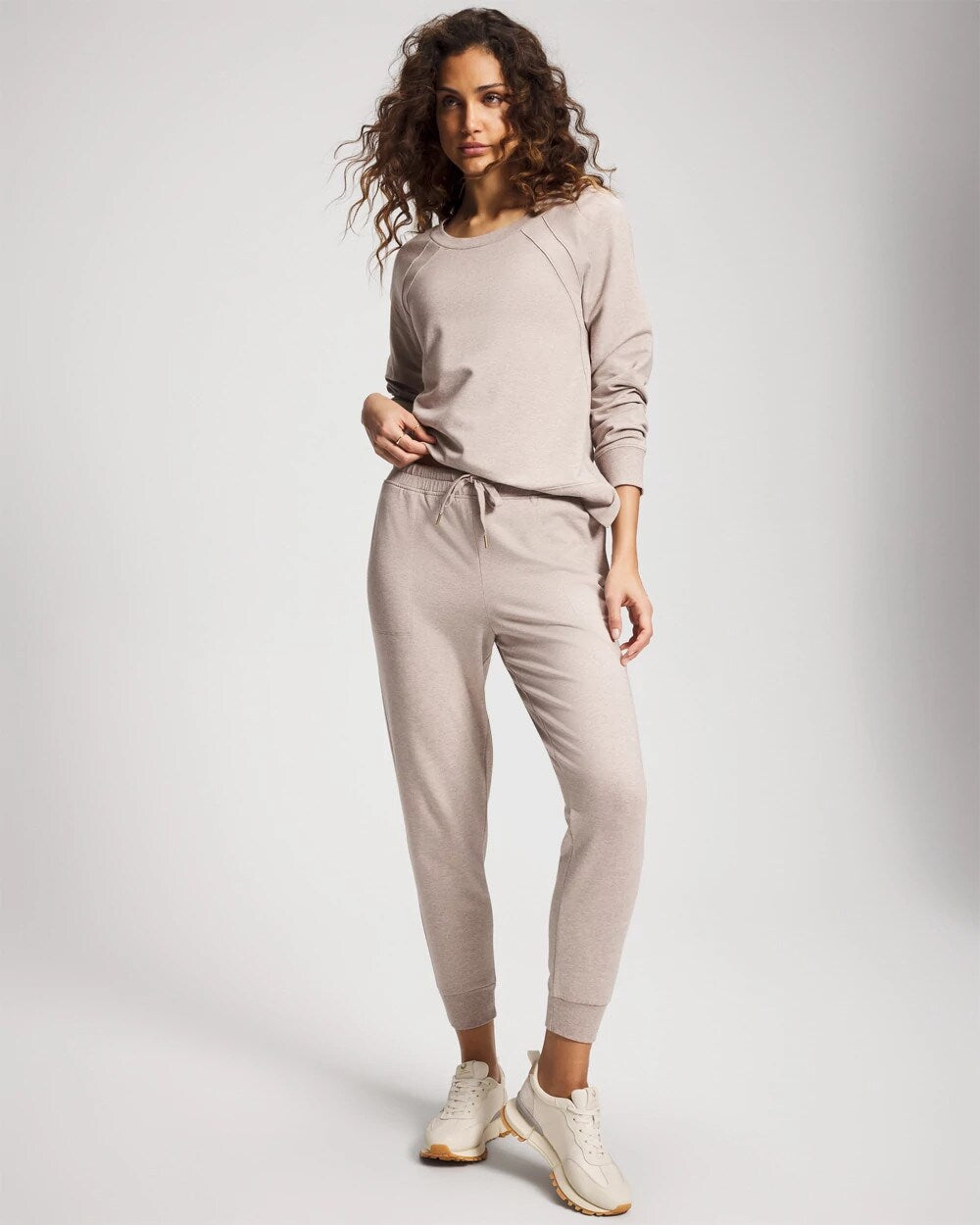 Essential Terry Jogger - HEATHER MINK | Soma outlet