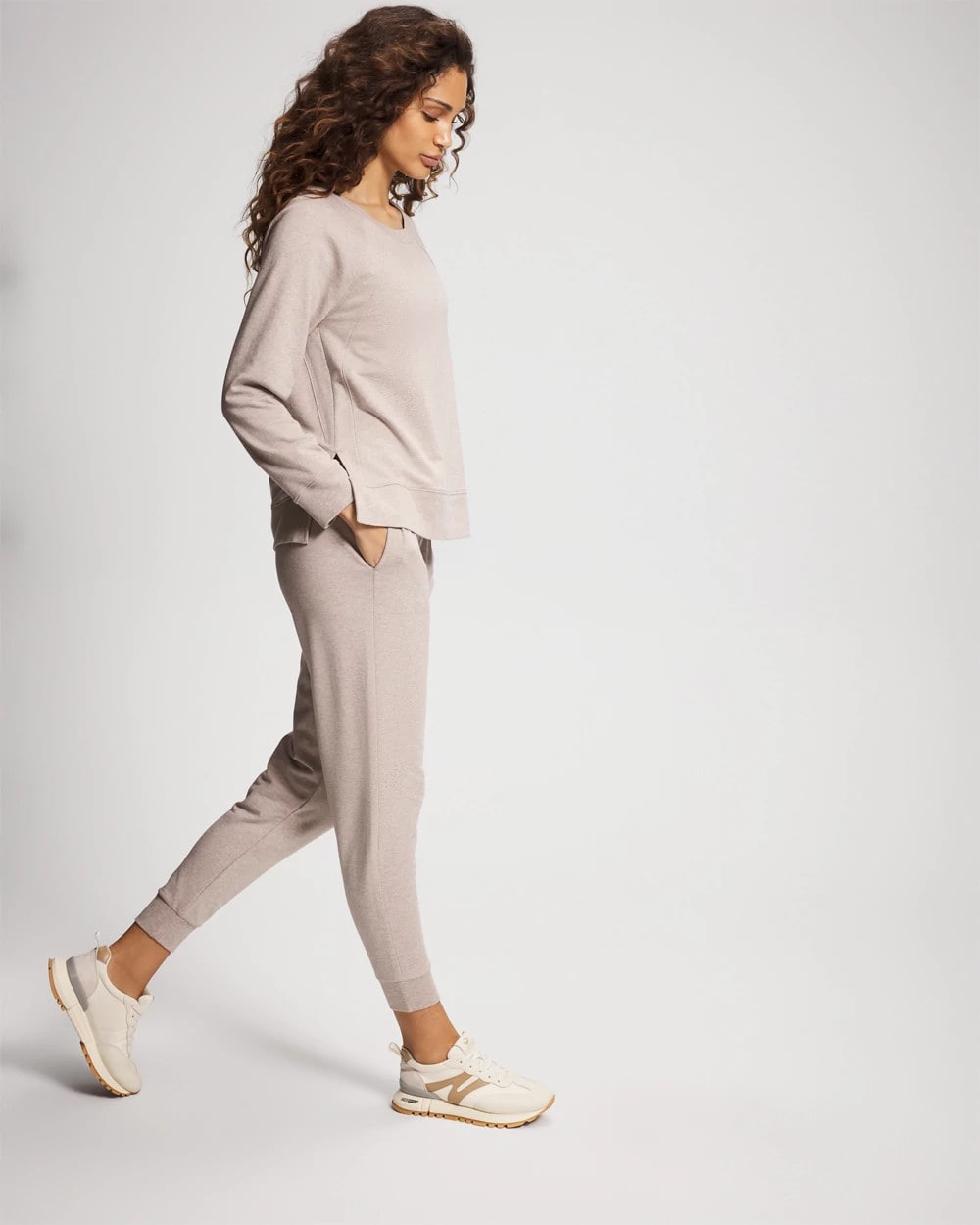 Essential Terry Jogger - HEATHER MINK | Soma outlet