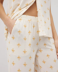 Cropped Pajama Pants - KASHMIR PAISLEY PLCD CH | Soma near me