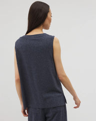 Rib Knit Sleeveless Top - HEATHER ECLIPSE | Soma sale