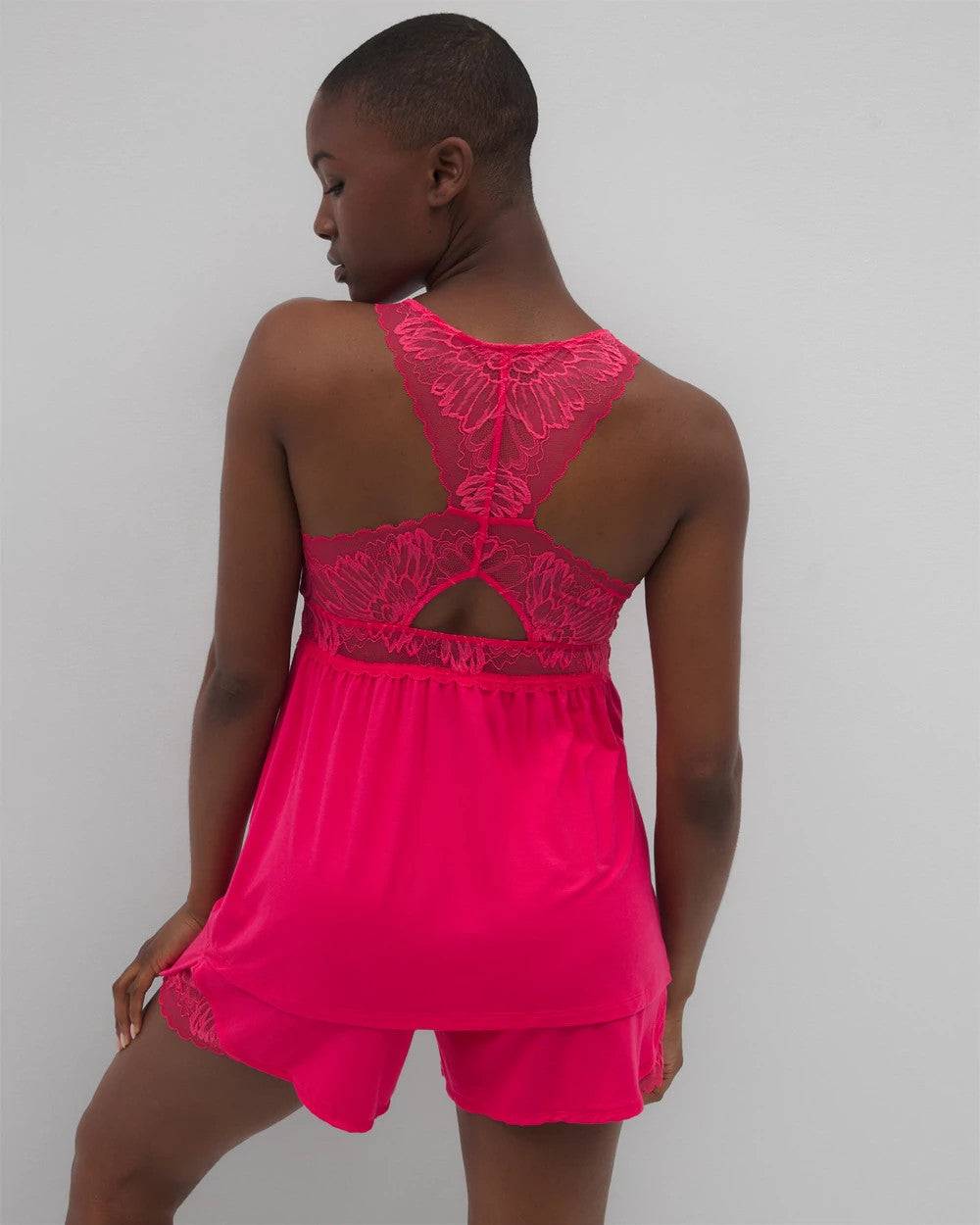 Soft Support Lace Pajama Cami - PERFECT PINK | Soma discount