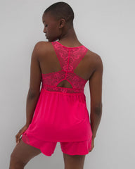 Soft Support Lace Pajama Cami - PERFECT PINK | Soma discount