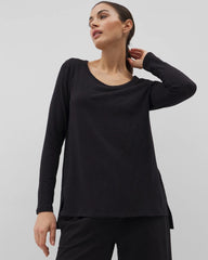 Long-Sleeve Top - BLACK | Soma near me