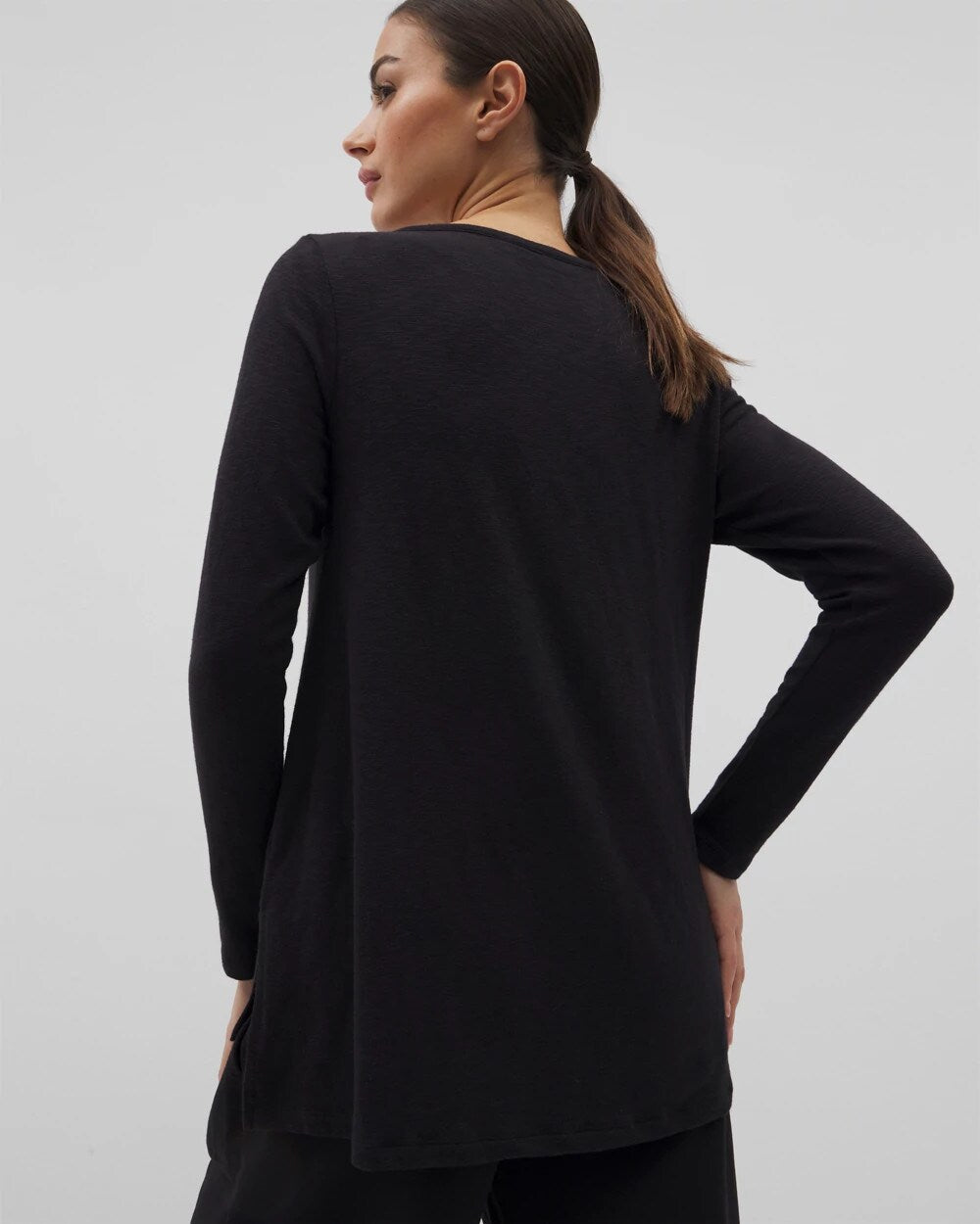 Long-Sleeve Top - BLACK | Soma near me