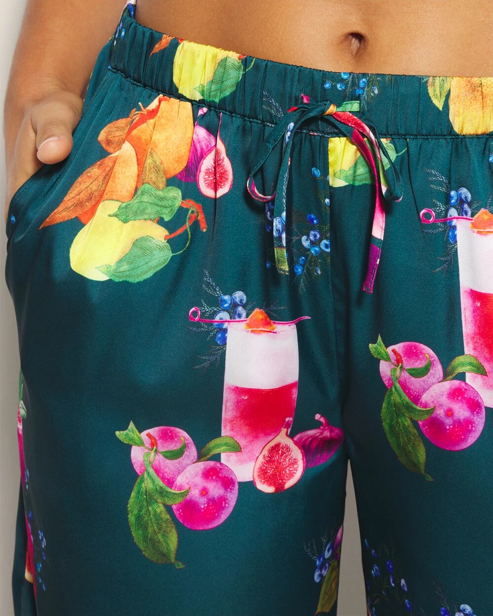 Piped Pajama Pant - GETTIN FIGGY WITH IT TEAL | Soma for sale