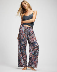 Piped Pajama Pant - PETAL MOSAIC PETROL | Soma on sale