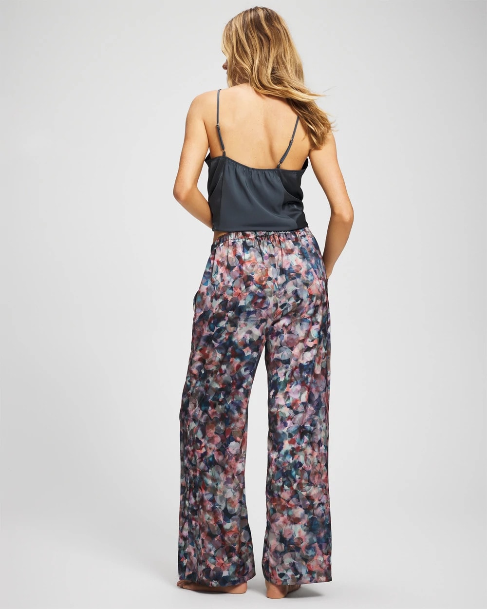 Piped Pajama Pant - PETAL MOSAIC PETROL | Soma on sale