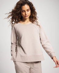 Essential Terry Crewneck Sweatshirt - HEATHER MINK | Soma Online
