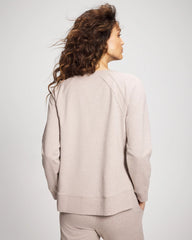 Essential Terry Crewneck Sweatshirt - HEATHER MINK | Soma Online