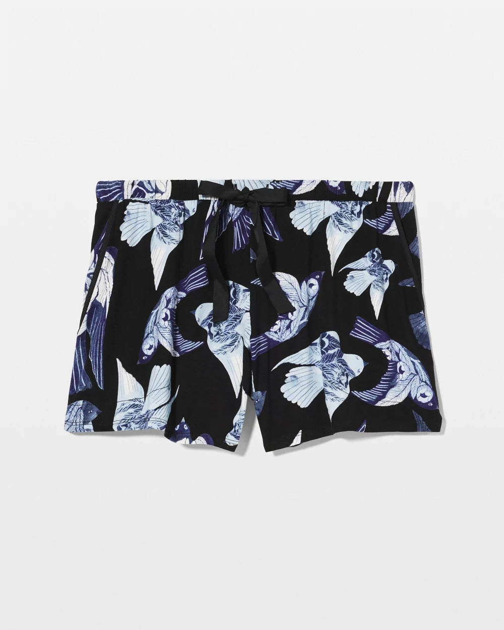 Satin Trim Pajama Short - WHIMSICAL WINGS BLK MID | Soma sale