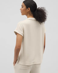 Quarter Zip Top - PARCHMENT | Soma near me